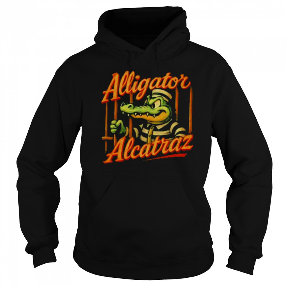 Alligator Alcatraz mugshot cartoon shirt Hoodie