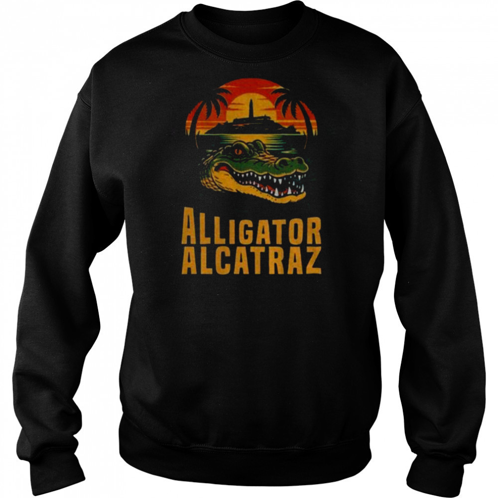 Alligator Alcatraz retro shirt Sweatshirt