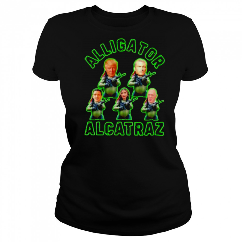 Alligator Alcatraz Trump gun shirt Women's T-shirt