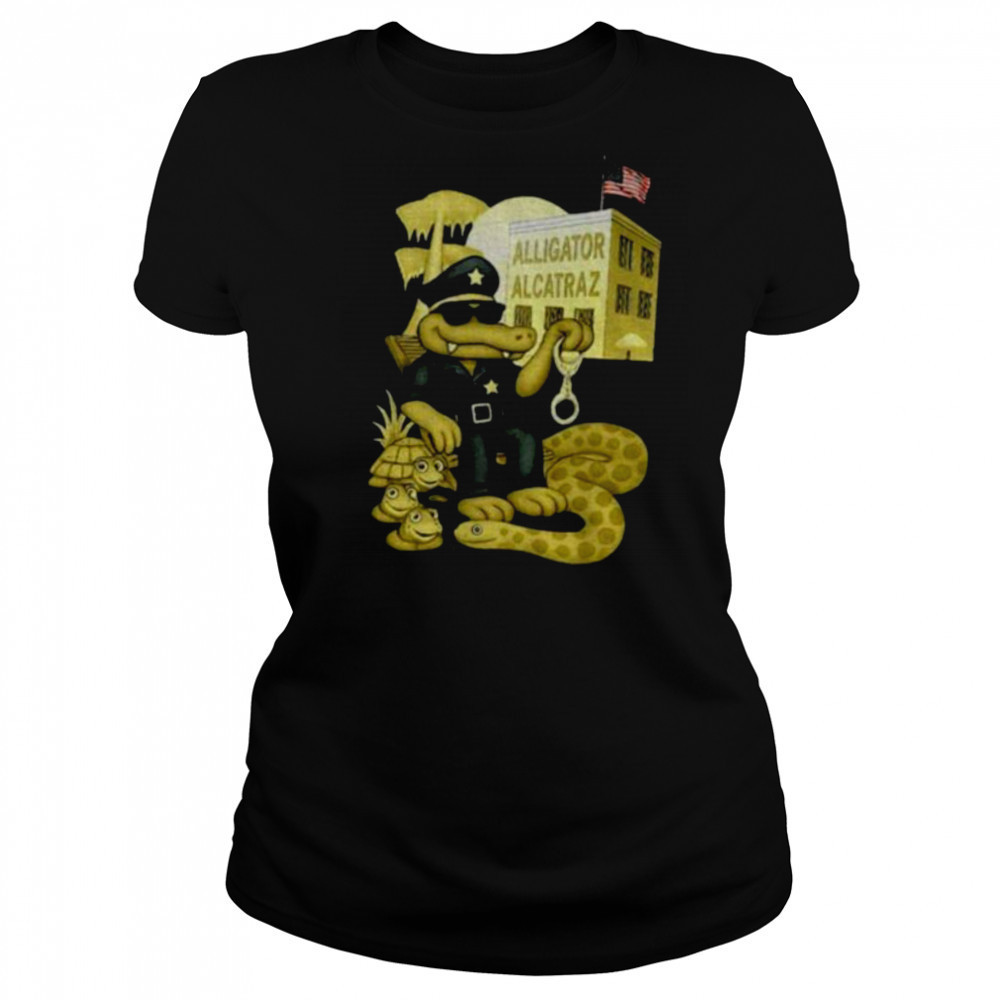 Alligator Alcatraz Welcome To America Bitches shirt Women's T-shirt