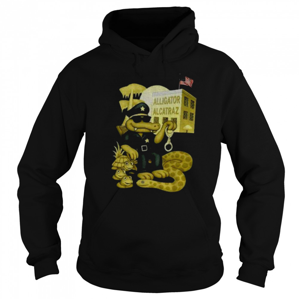 Alligator Alcatraz Welcome To America Bitches shirt Hoodie