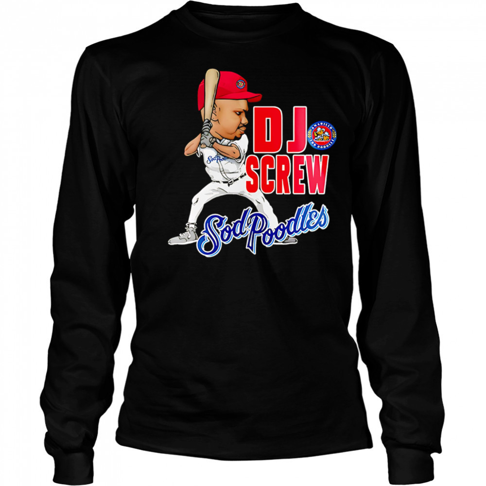 Amarillo Sod Poodles Dj Screw 2025 Baseball shirt Long Sleeved