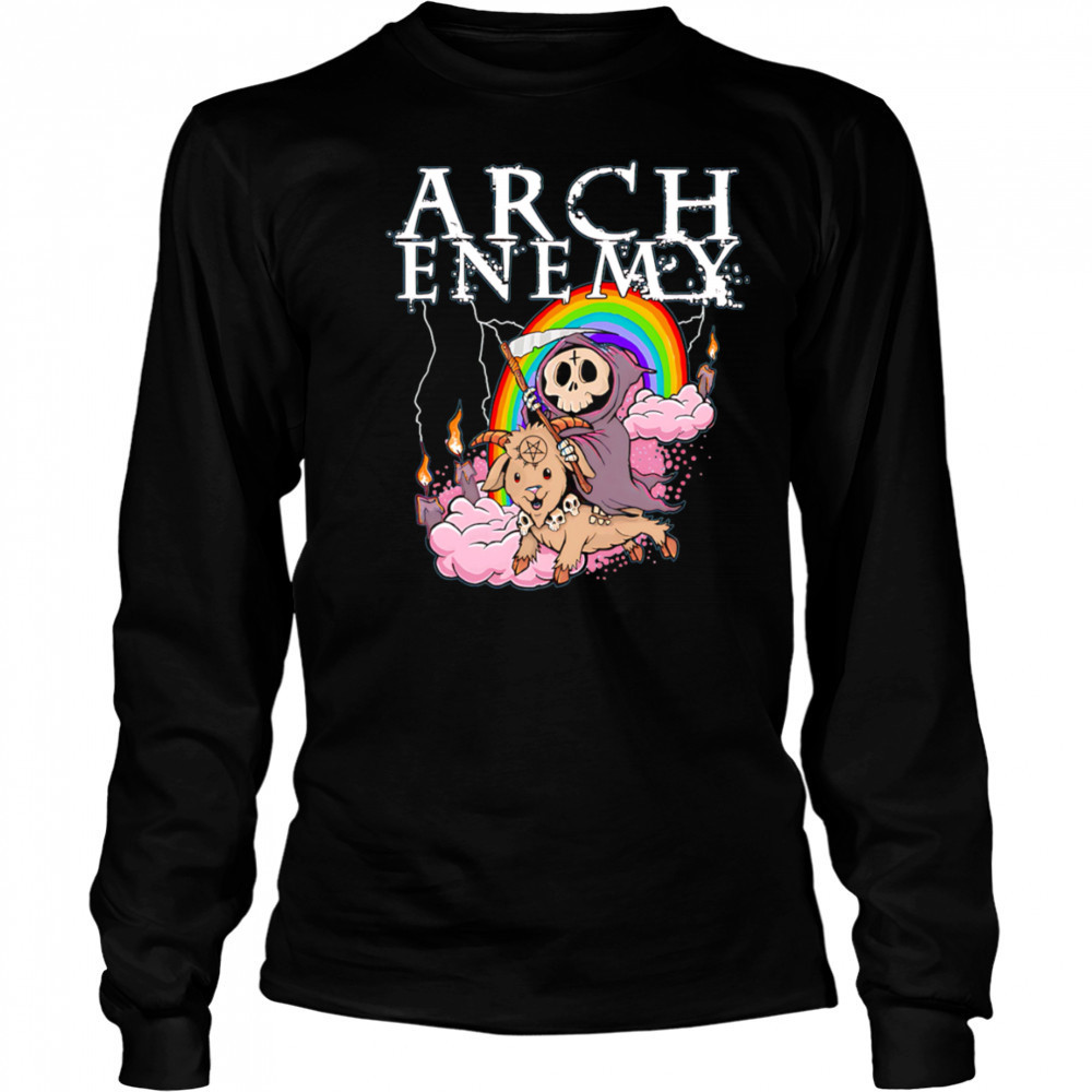 Arch Enemy death goat cute shirt Long Sleeved