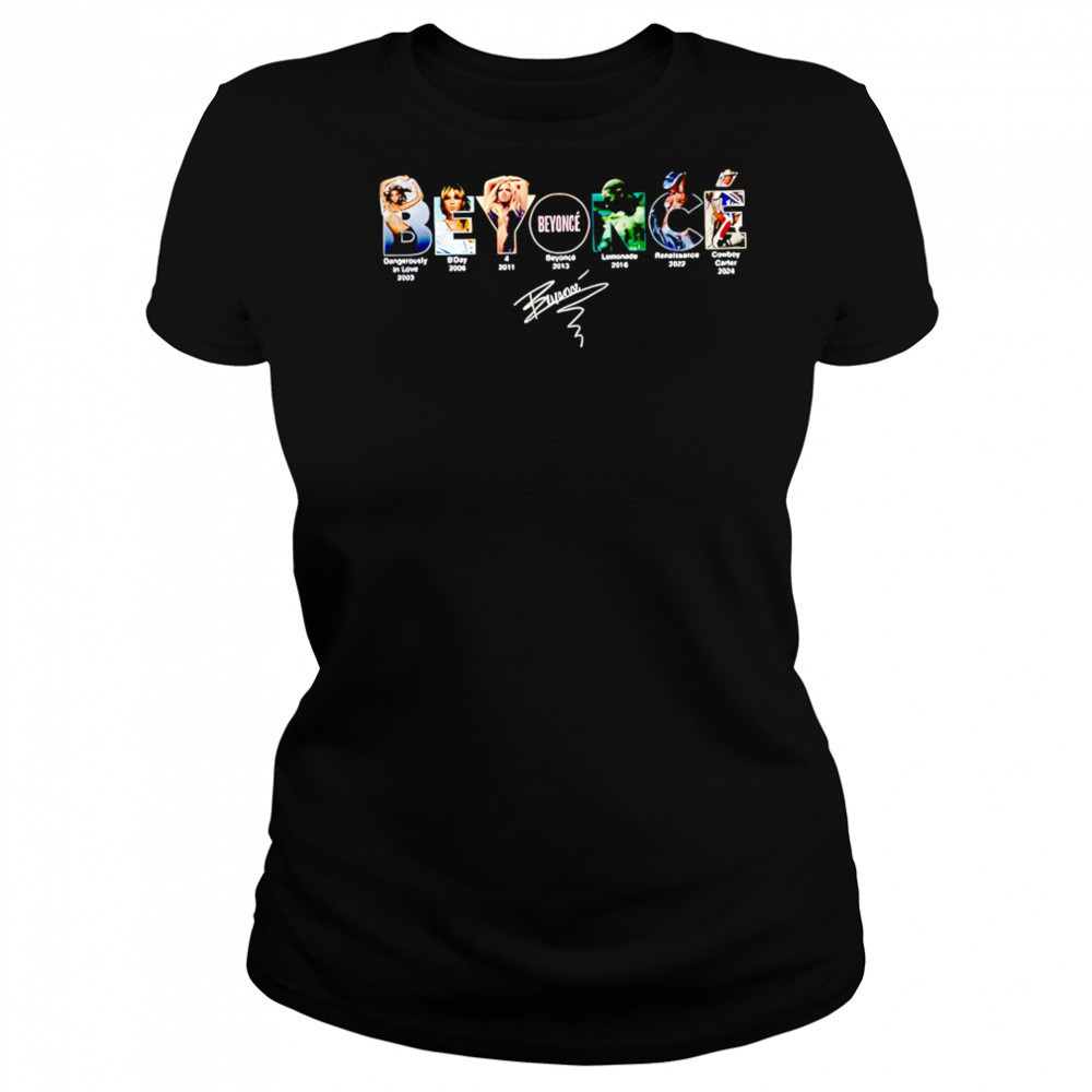 Beyonce with New Album signature shirt Women's T-shirt
