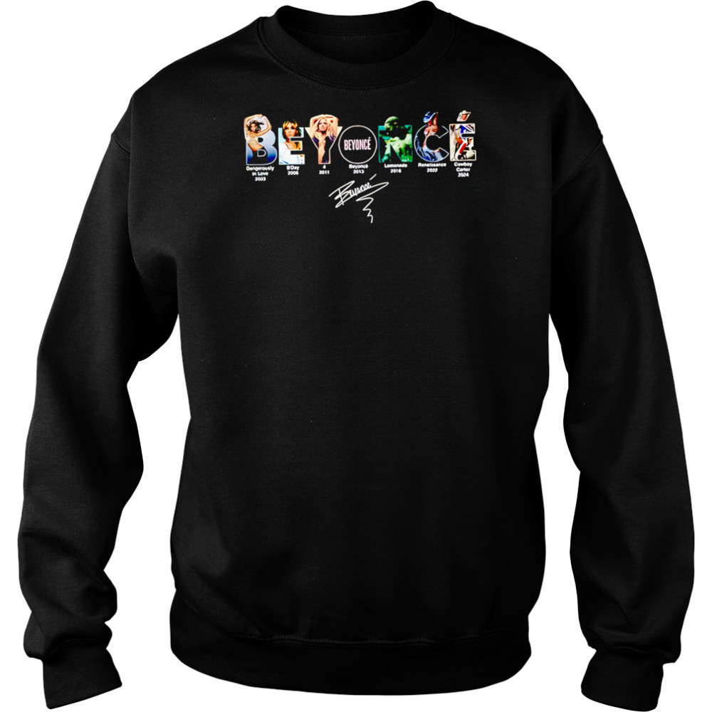 Beyonce with New Album signature shirt Sweatshirt
