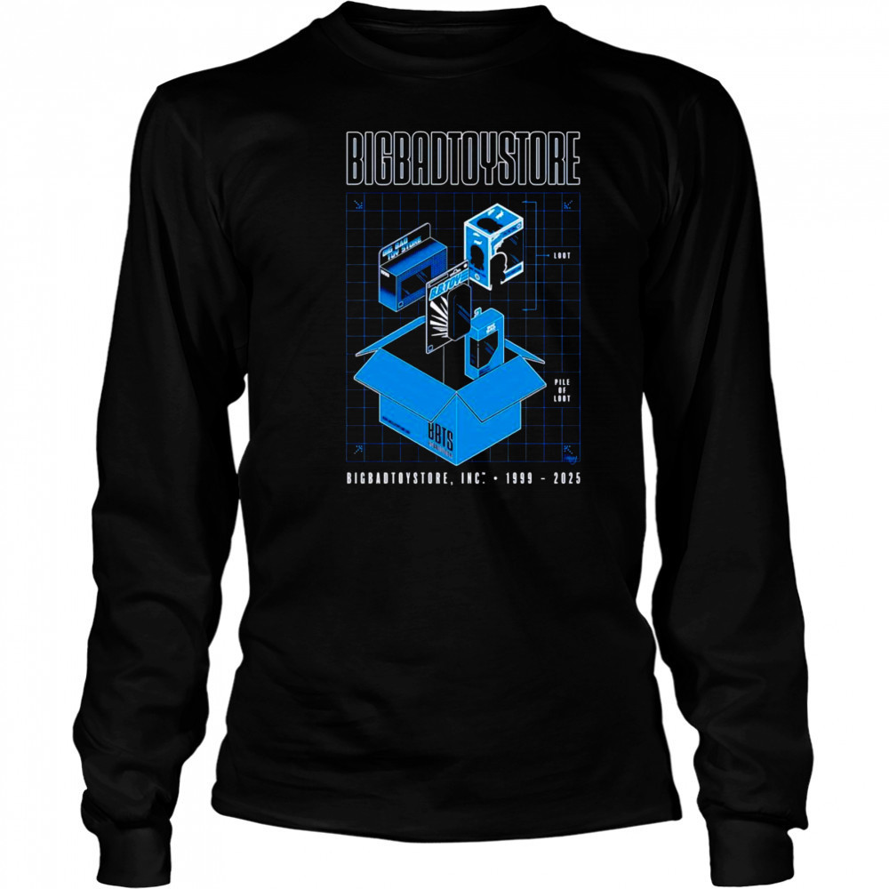 BigBadToyStore Pile of Loot Blueprint shirt Long Sleeved