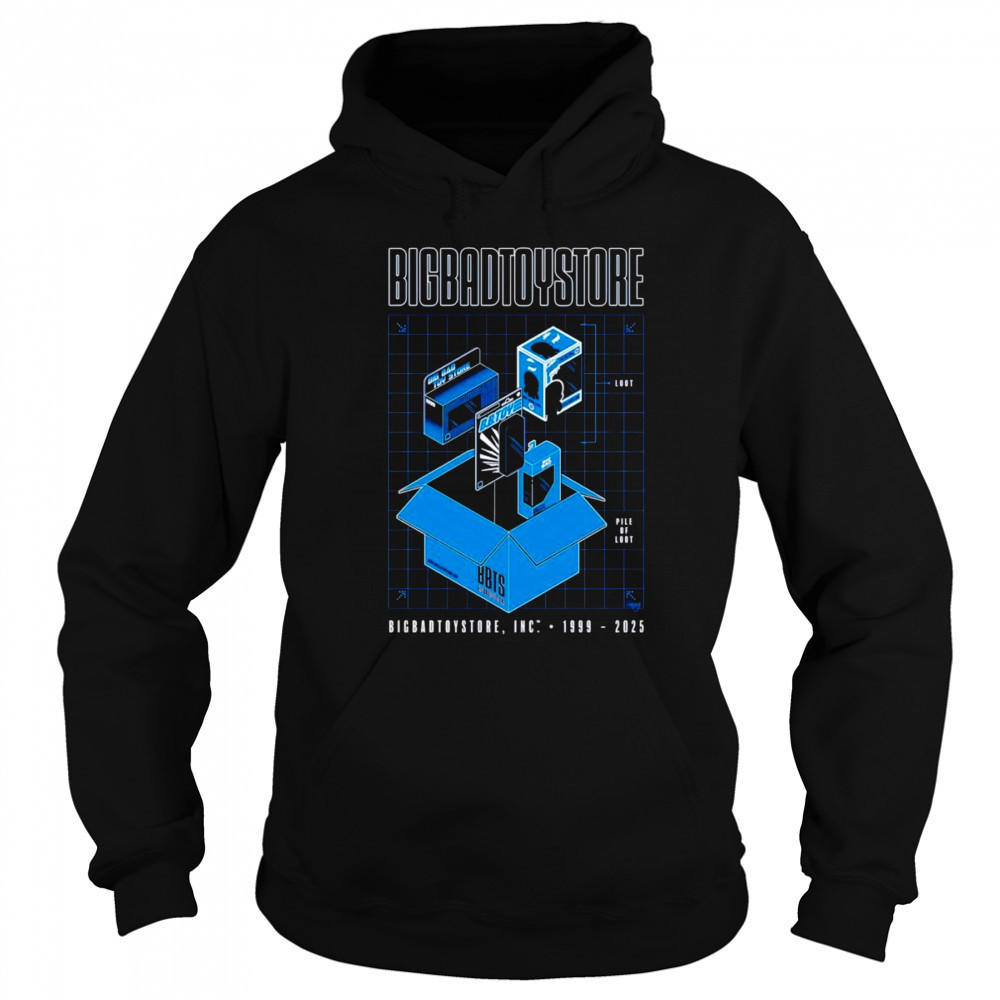 BigBadToyStore Pile of Loot Blueprint shirt Hoodie
