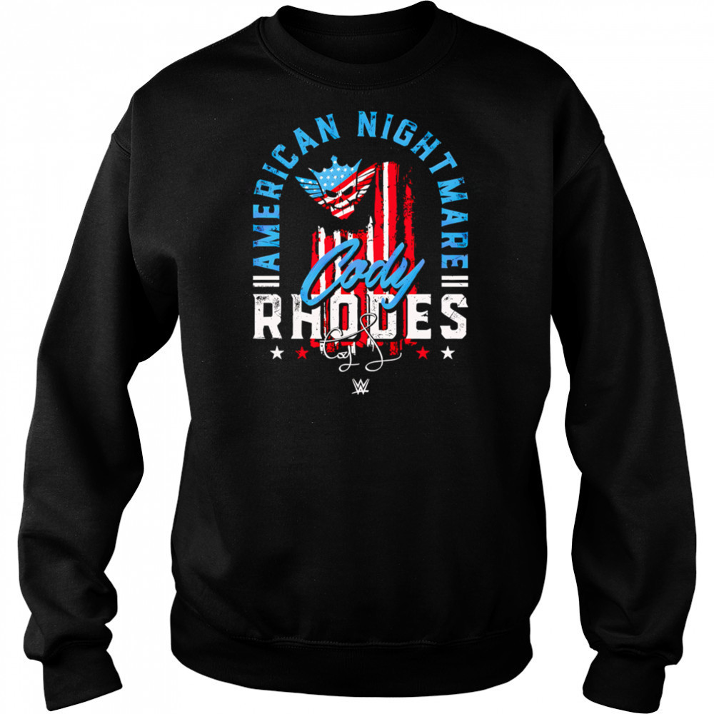 Cody Rhodes American Nightmare Flag Wrestling shirt Sweatshirt
