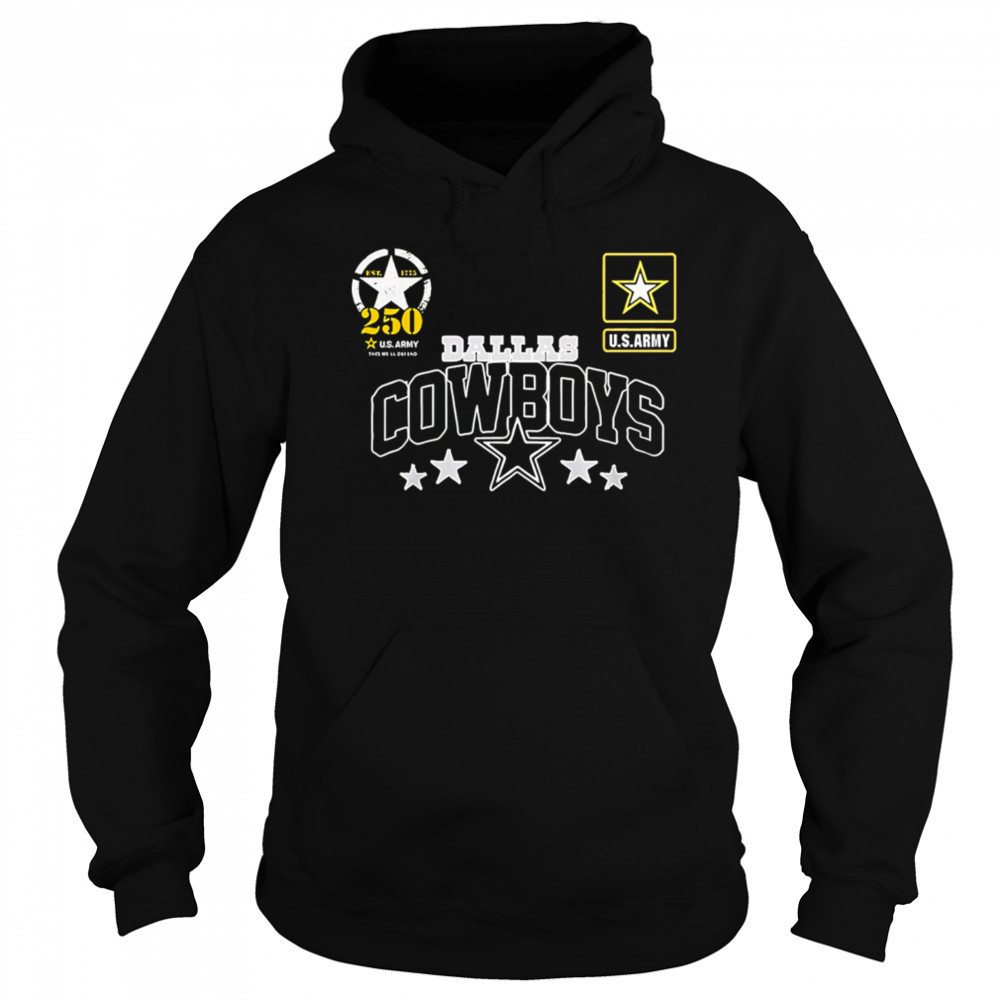 Dallas Cowboys US Army 250th Birthday Celebration shirt Hoodie