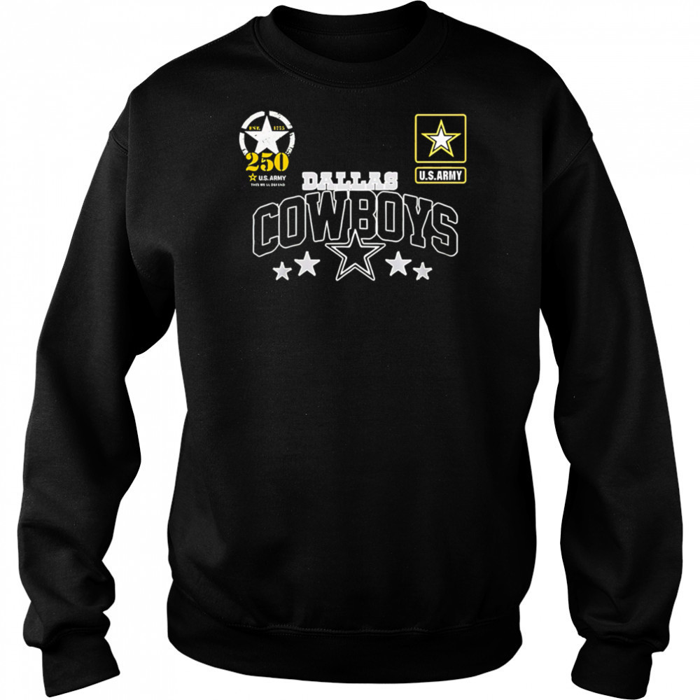 Dallas Cowboys US Army 250th Birthday Celebration shirt Sweatshirt
