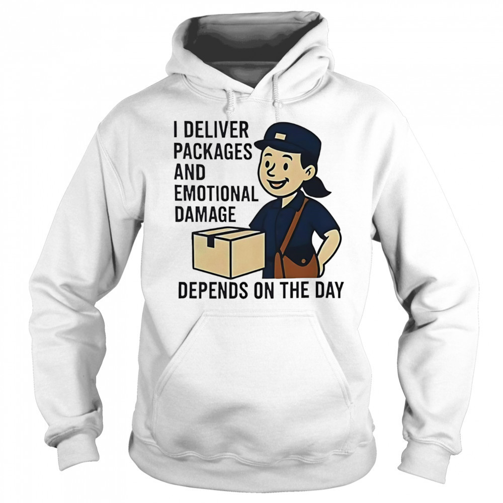 Depends on the day mail shirt Hoodie
