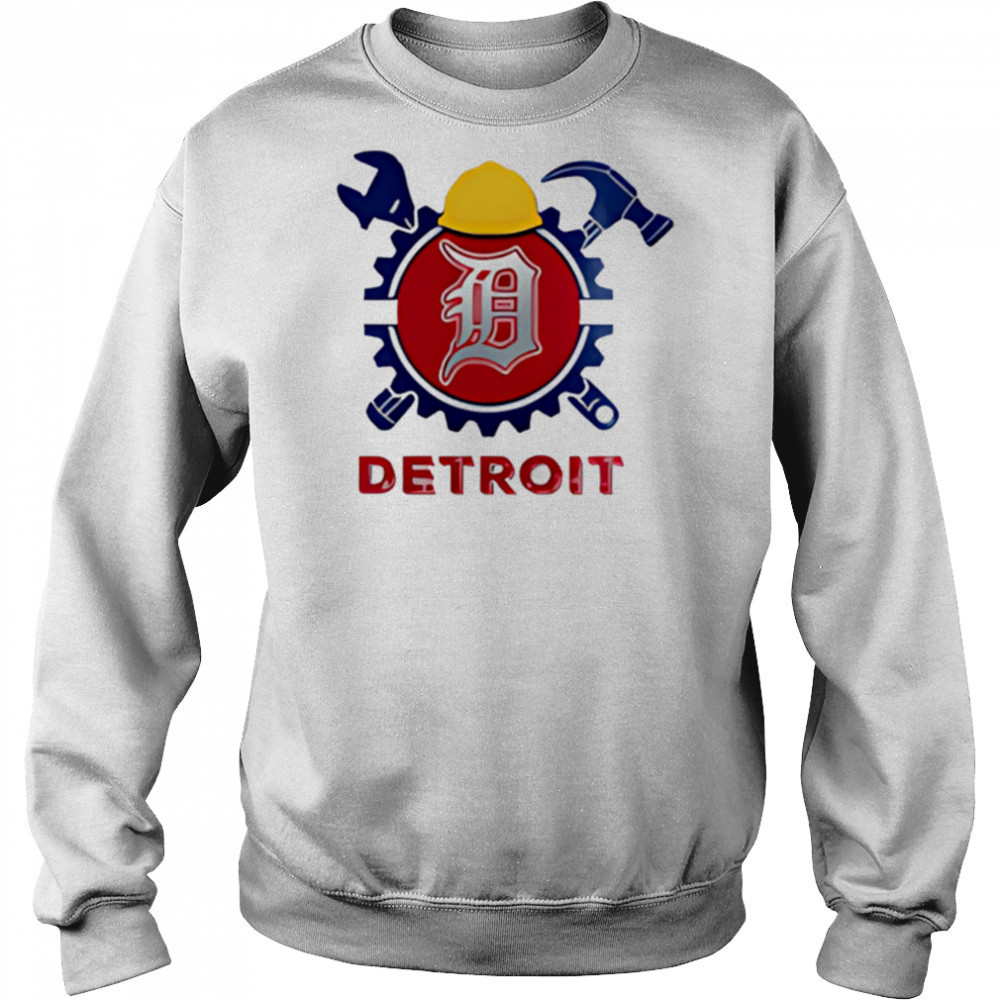 Detroit Tigers Happy Labor Day USA Baseball shirt Sweatshirt