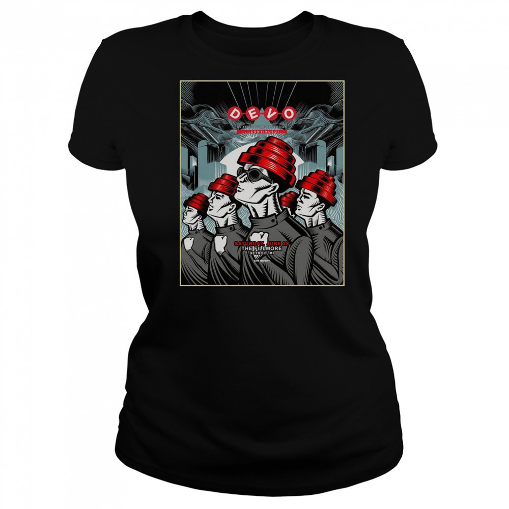 Devo Jun 28 2025 The Fillmore Detroit MI Poster T-Shirt Women's T-shirt