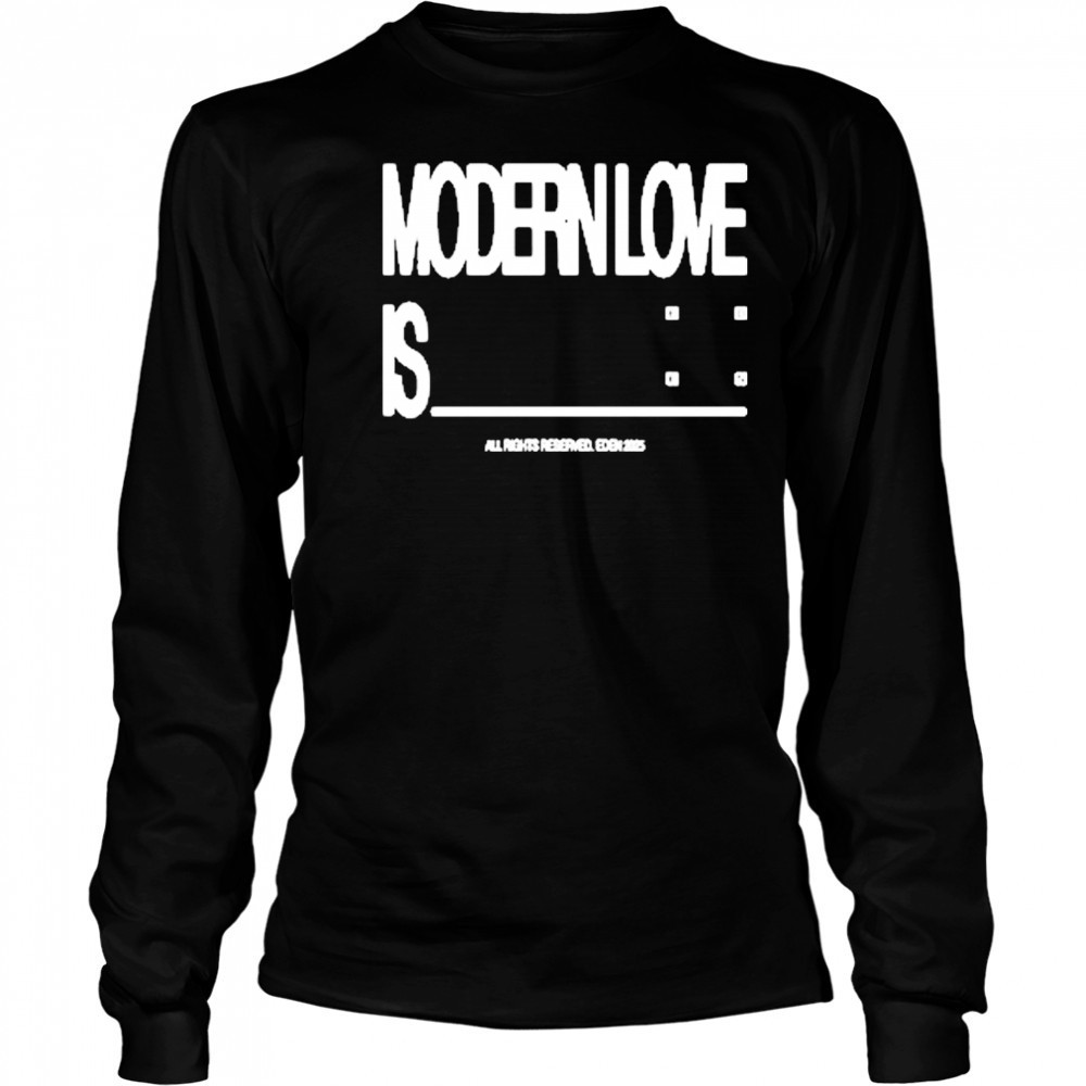 EDEN Modern Love T-Shirt Long Sleeved
