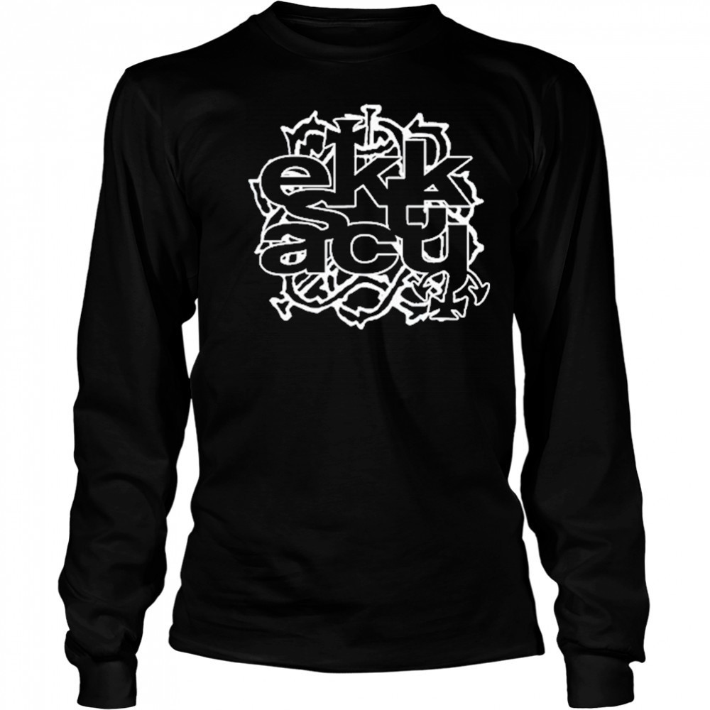 Ekkstacy Barbed Logo T-Shirt Long Sleeved