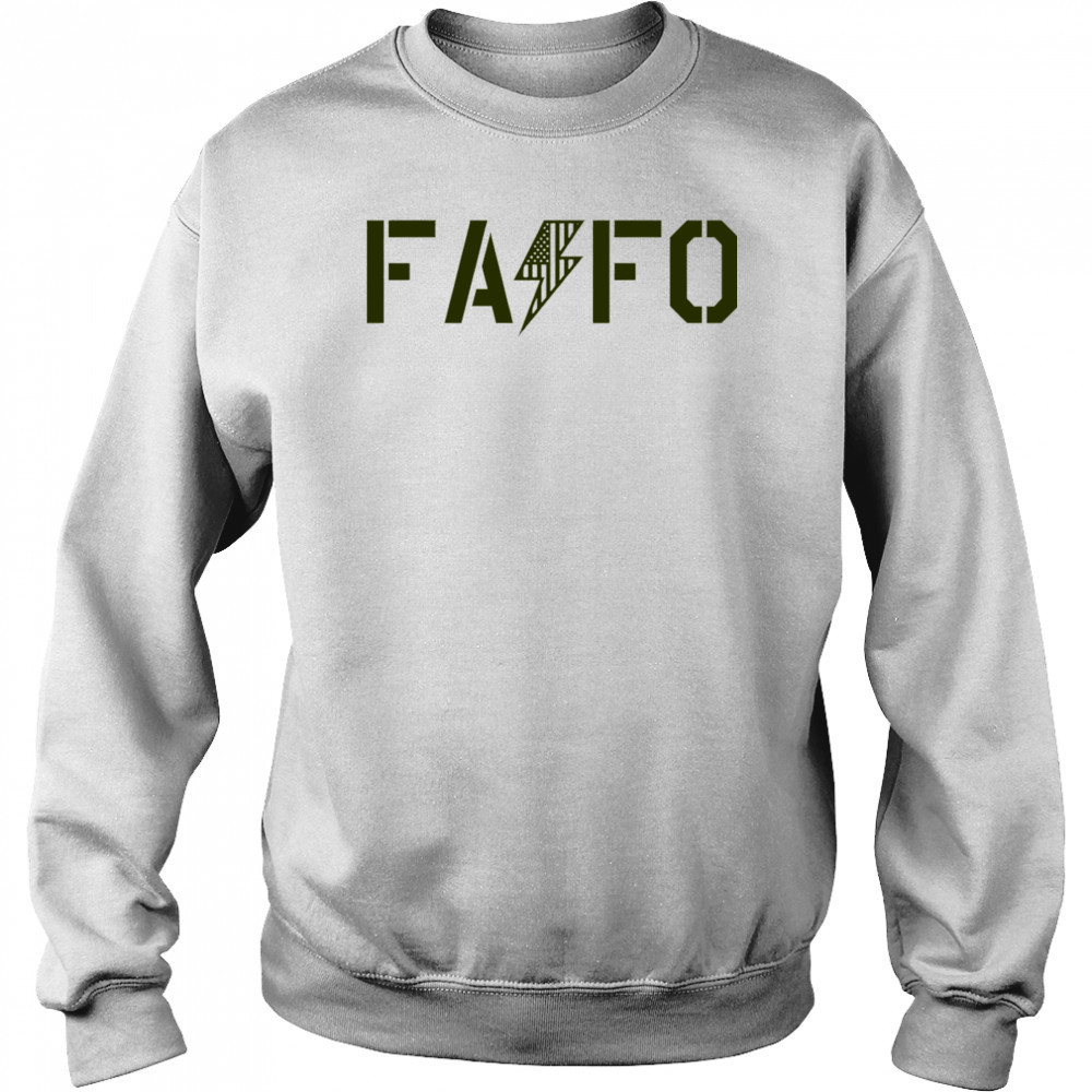 FAFO v2 lightning shirt Sweatshirt