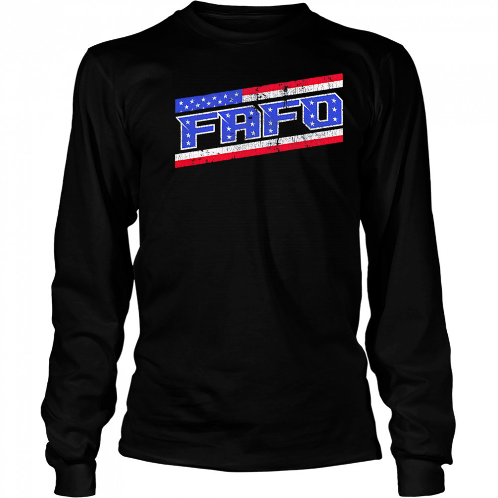 FAFO v3 retro shirt Long Sleeved