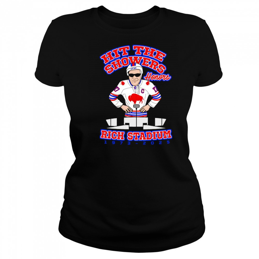 Hit the showers honors Rich Stadium 1973 2025 shirt Women's T-shirt