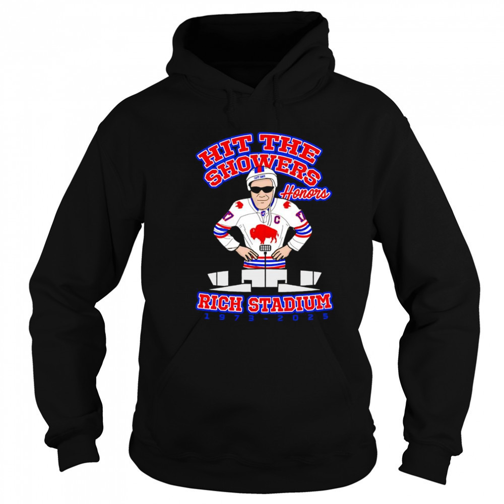 Hit the showers honors Rich Stadium 1973 2025 shirt Hoodie