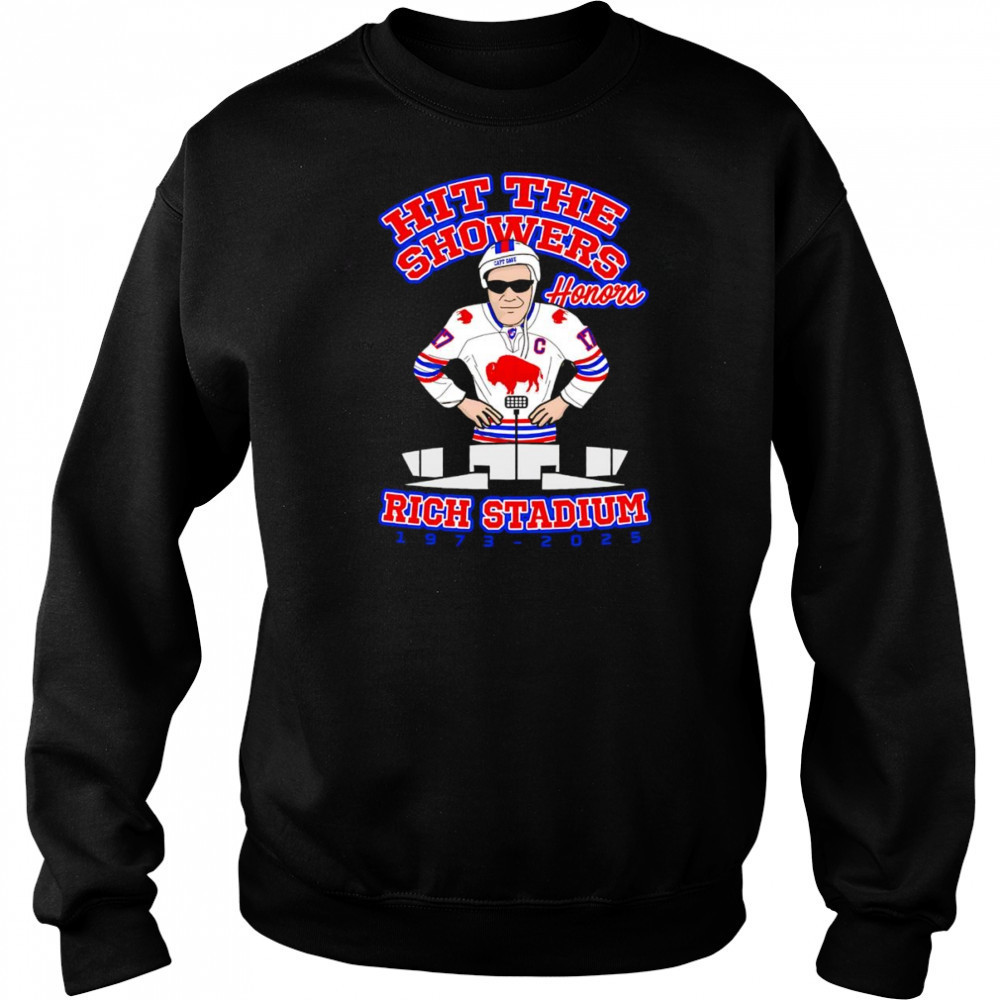 Hit the showers honors Rich Stadium 1973 2025 shirt Sweatshirt