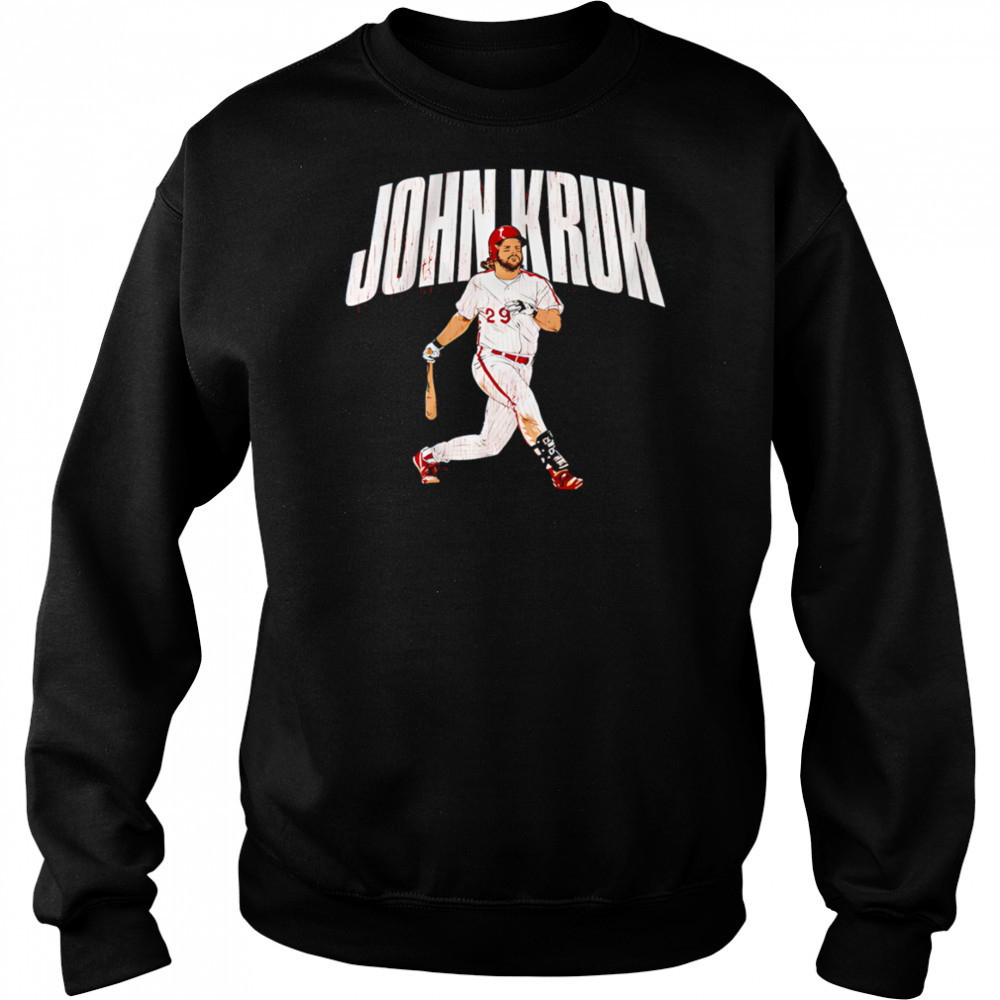 John Kruk Slugger Swing baseball shirt Sweatshirt