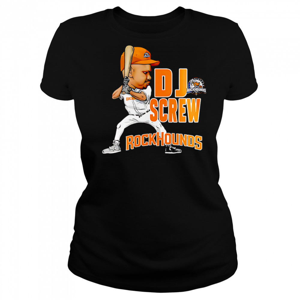 Midland Rockhounds Dj Screw 2025 Baseball shirt Women's T-shirt