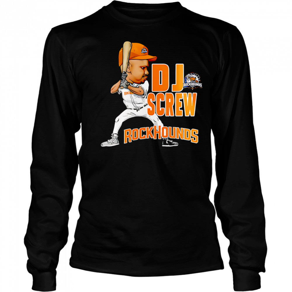 Midland Rockhounds Dj Screw 2025 Baseball shirt Long Sleeved