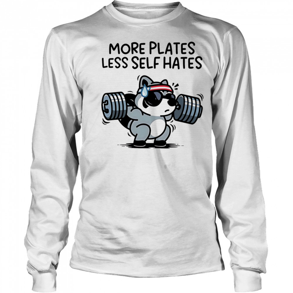 More plates less self hates shirt Long Sleeved