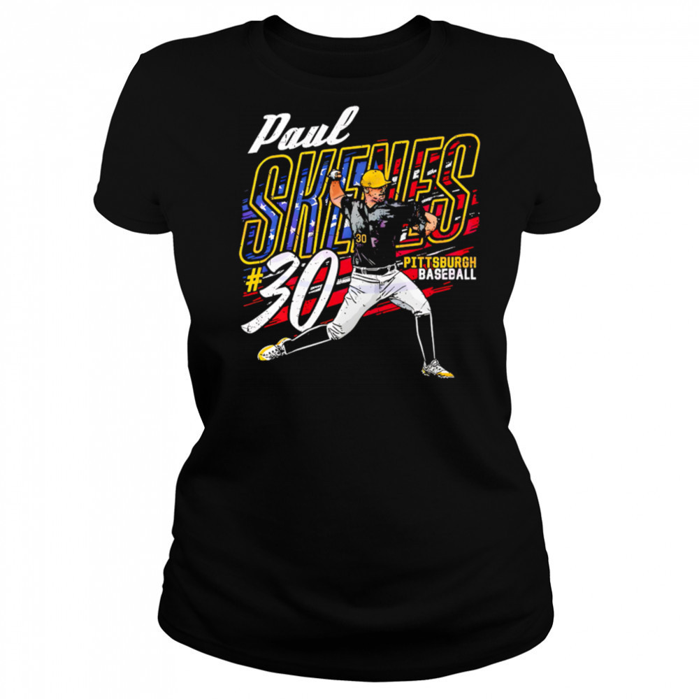 Paul Skenes Pittsburgh Baseball Usa Flag Patriotic shirt Women's T-shirt