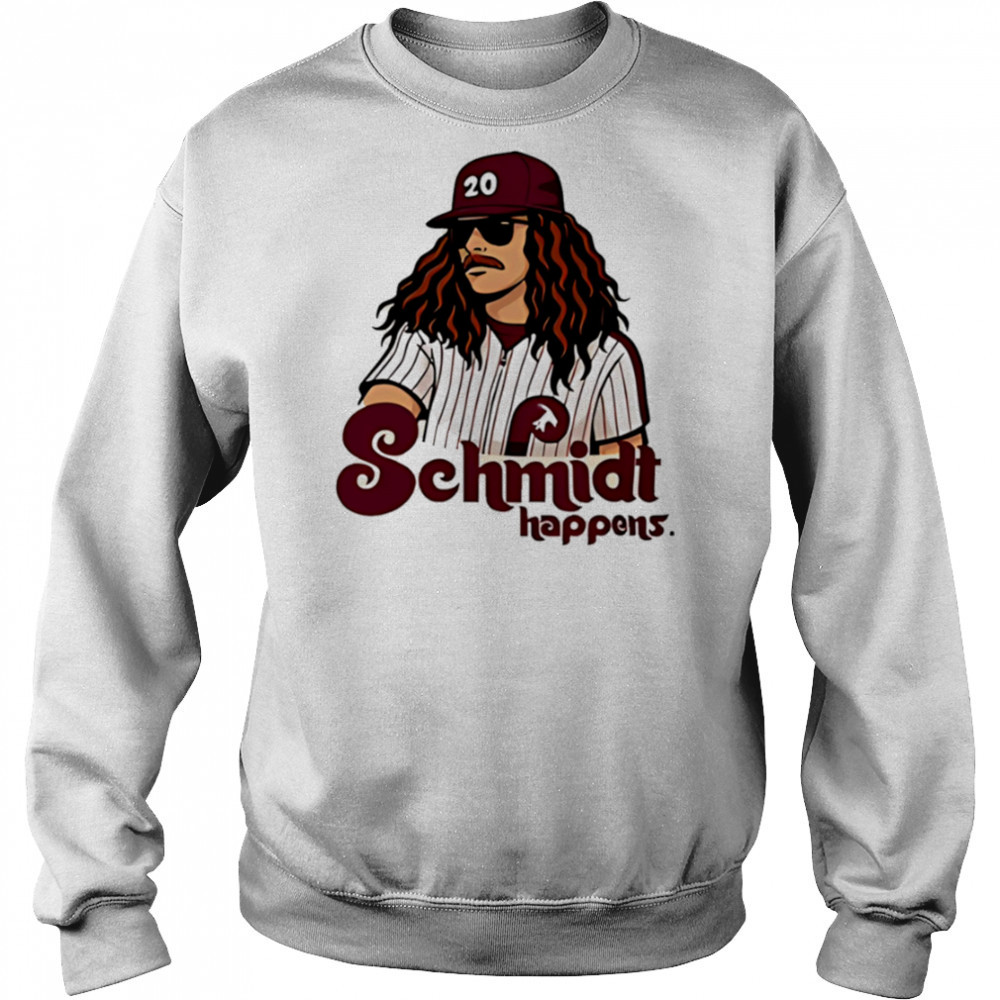 Philadelphia Phillies Mike Schmidt happens shirt Sweatshirt