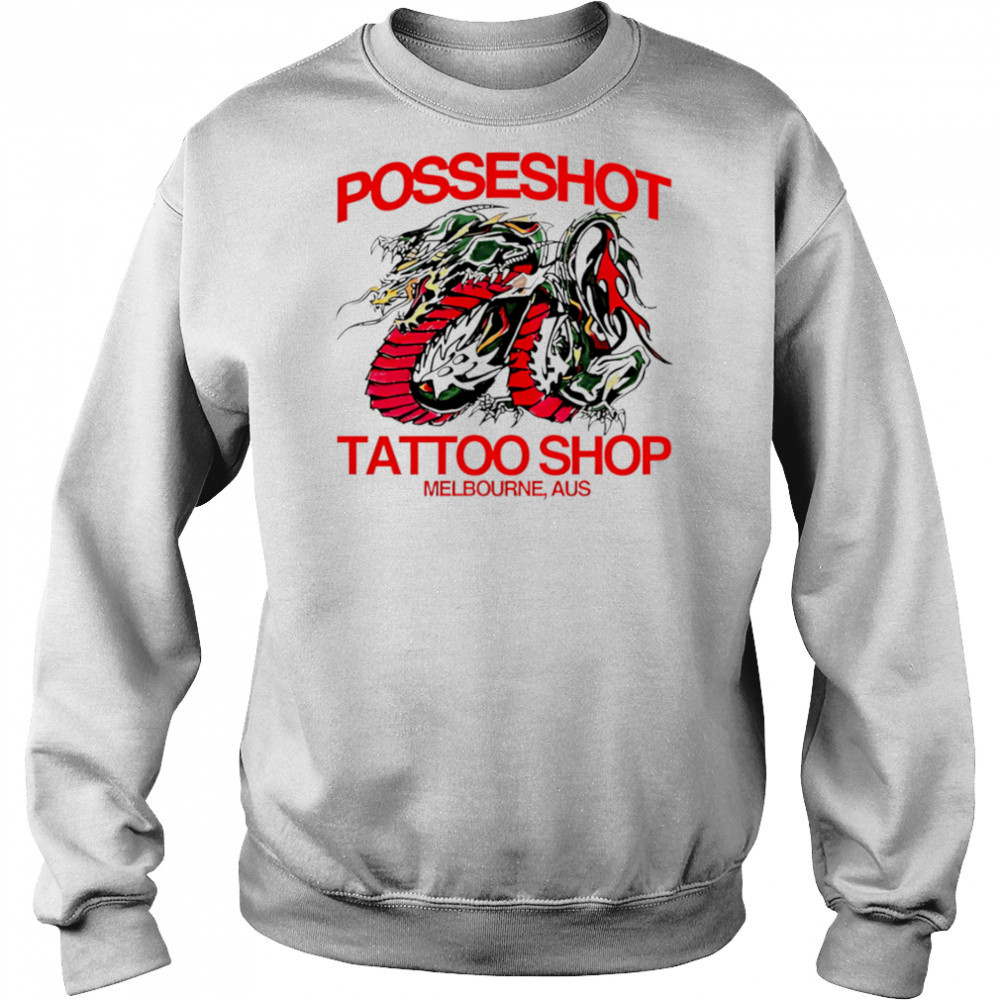 Posseshot tattoo melbourne aus shirt Sweatshirt