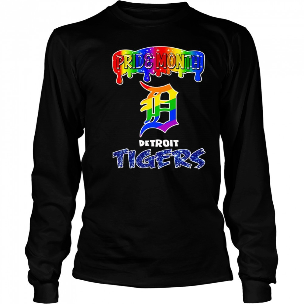Pride Month Detroit Tigers shirt Long Sleeved