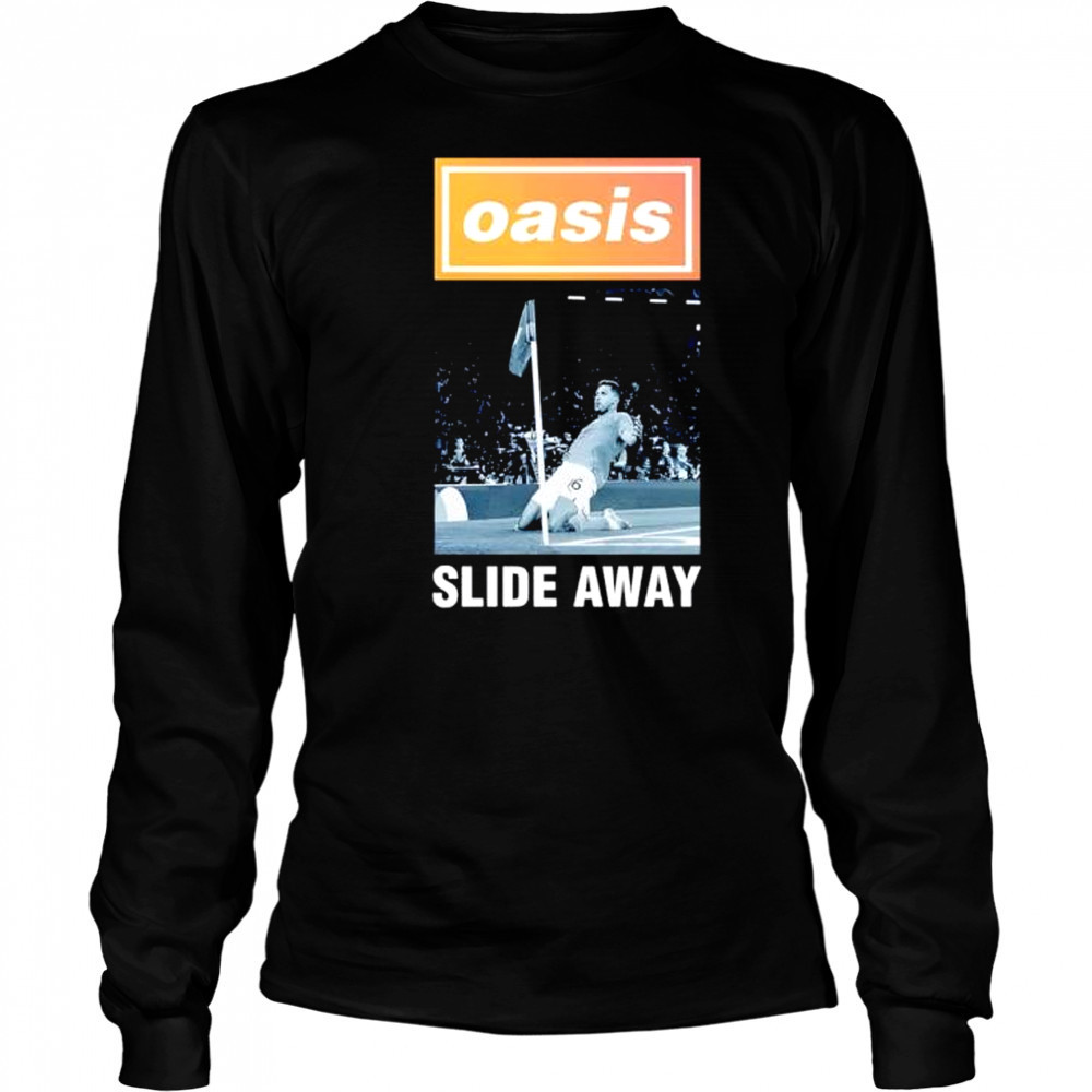 Rodri Manchester City Oasis Slide Away T-Shirt Long Sleeved