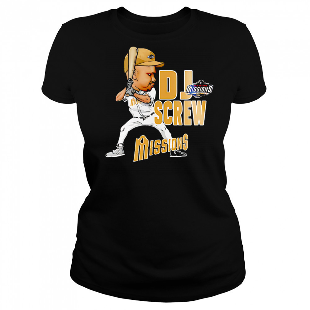 San Antonio Missions DJ Screw 2025 Baseball shirt Women's T-shirt