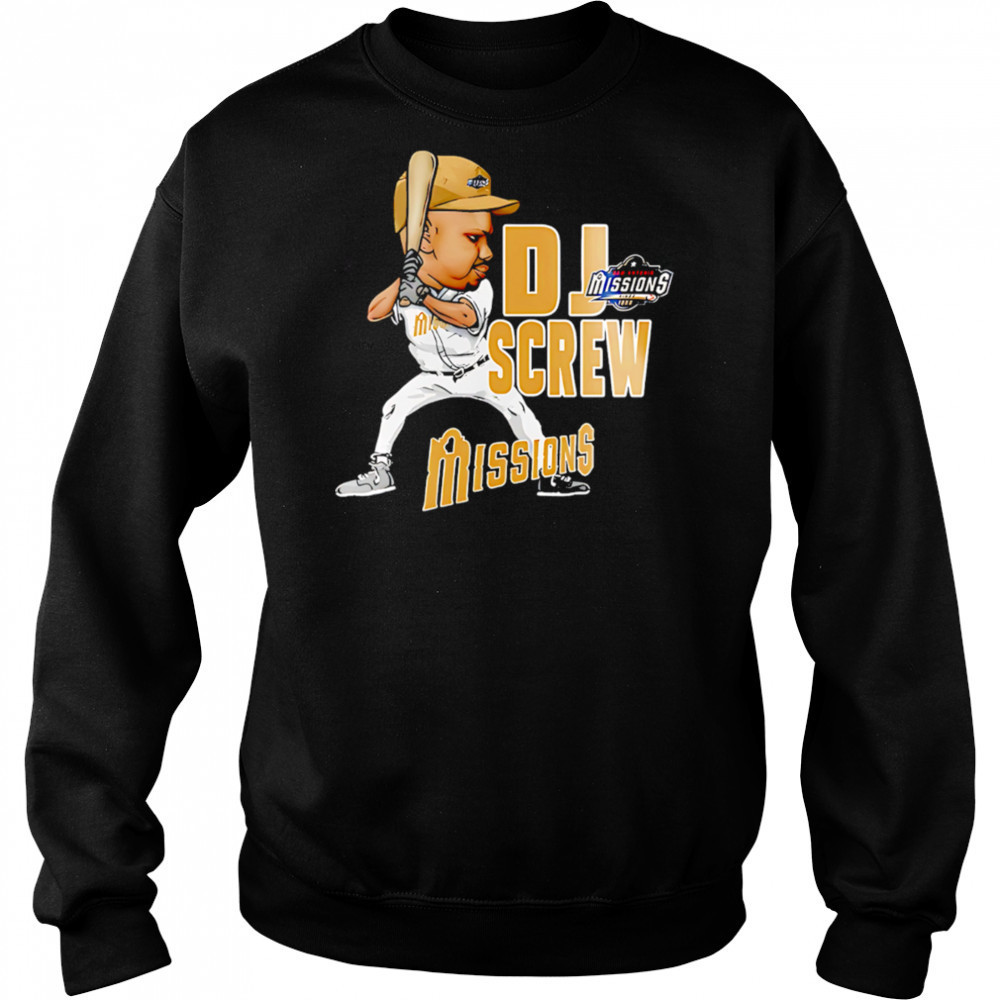 San Antonio Missions DJ Screw 2025 Baseball shirt Sweatshirt