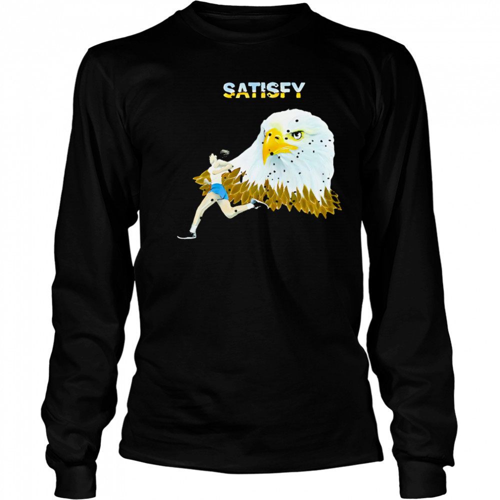 Satisfy casual running Eagles shirt Long Sleeved