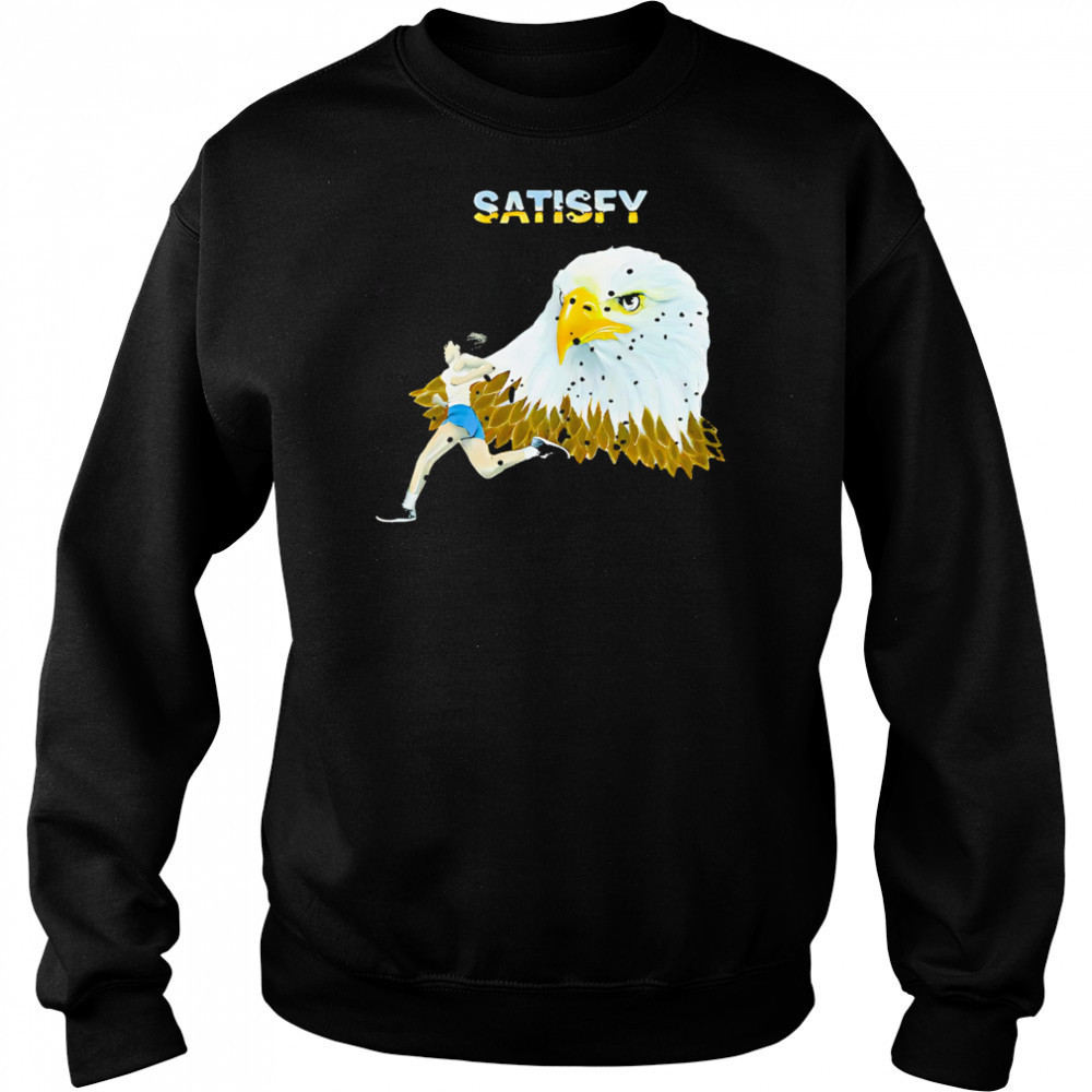 Satisfy casual running Eagles shirt Sweatshirt