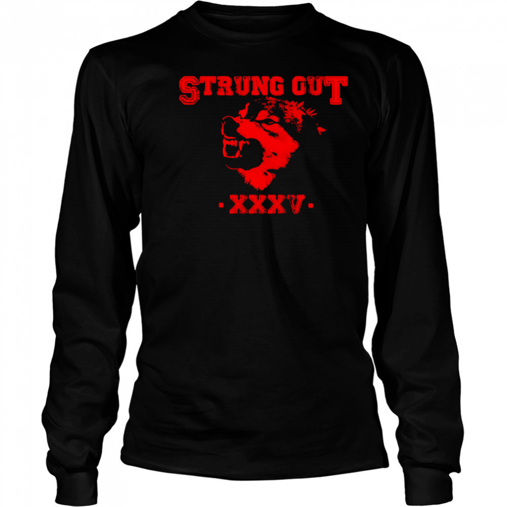 Strung Out Wolf XXXV shirt Long Sleeved