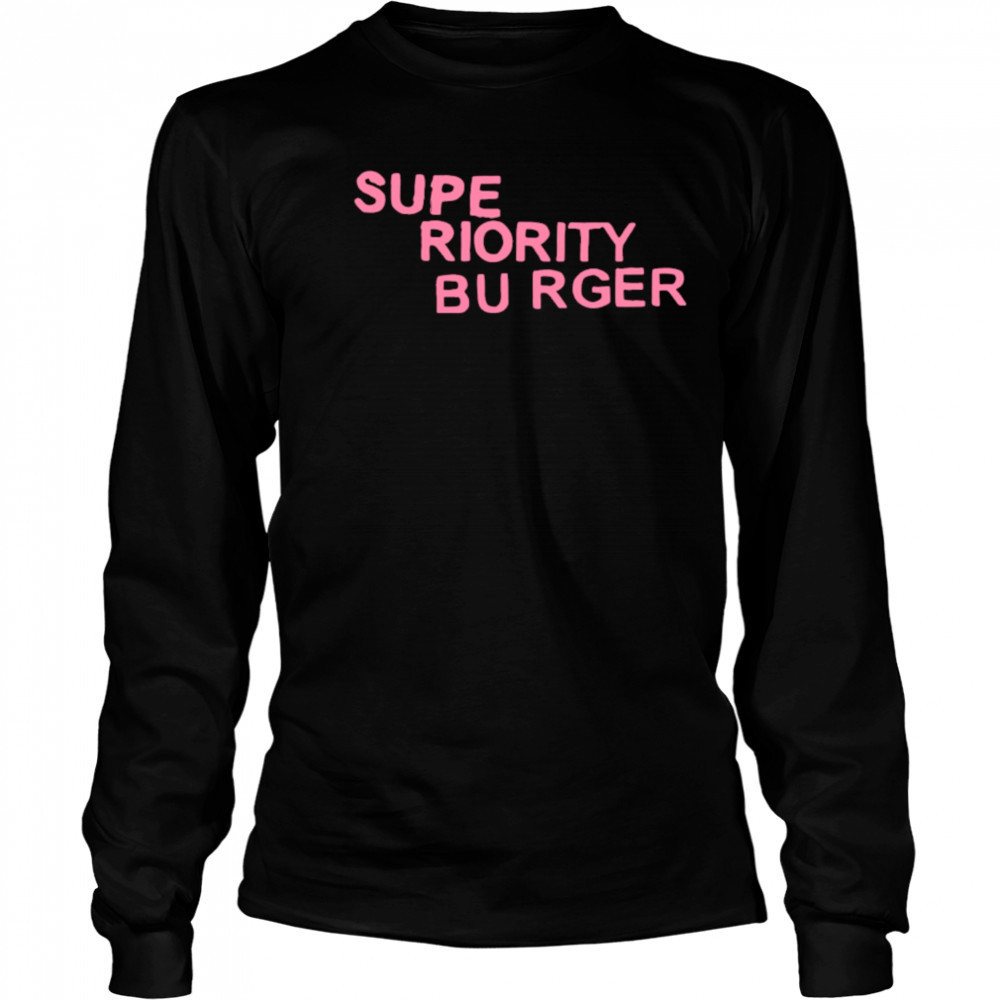 Superiority burger logo shirt Long Sleeved