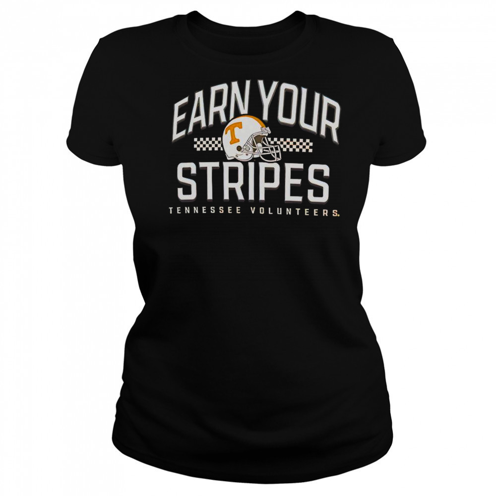 Tennessee Volunteers Earn Your Stripes Helmet T-Shirt Women's T-shirt