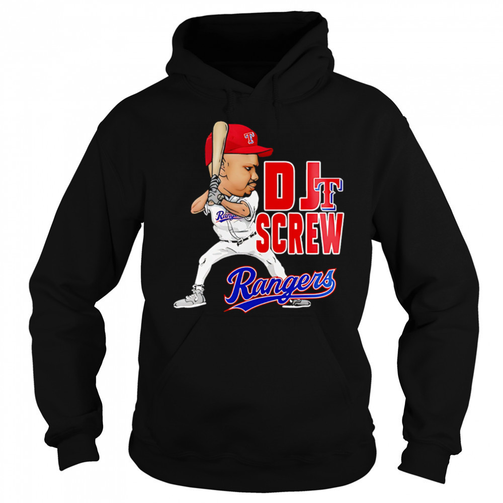 Texas Rangers DJ Screw 2025 Baseball shirt Hoodie