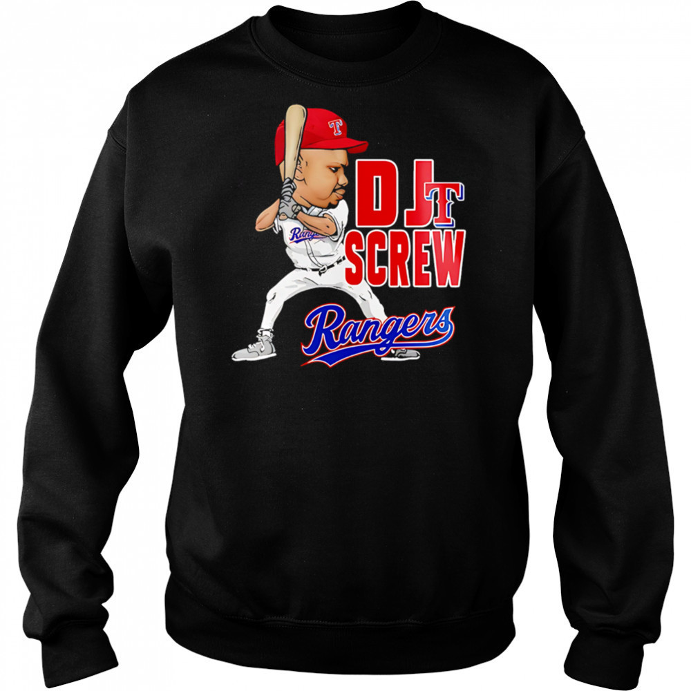 Texas Rangers DJ Screw 2025 Baseball shirt Sweatshirt