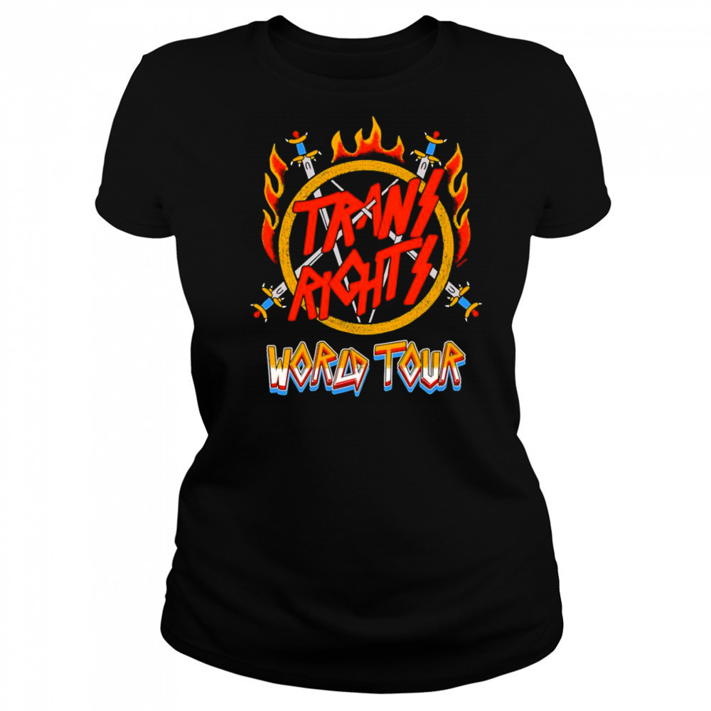 Trans rights World Tour shirt Women's T-shirt