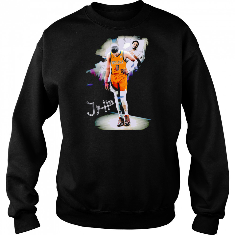 Tyrese Haliburton 2025 Indiana Pacers Emotional Tribute shirt Sweatshirt