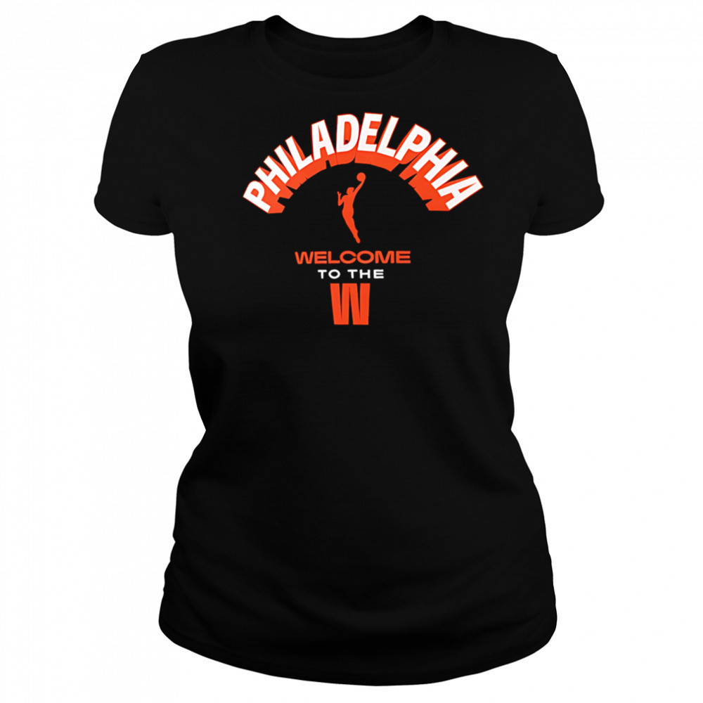 Welcome To The WNBA Philadelphia Detroit Cleveland shirt Women's T-shirt