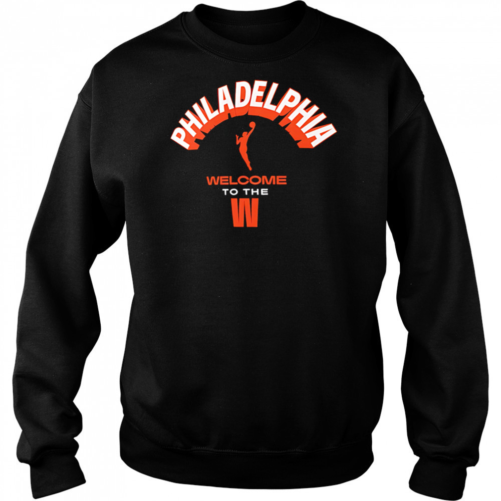 Welcome To The WNBA Philadelphia Detroit Cleveland shirt Sweatshirt