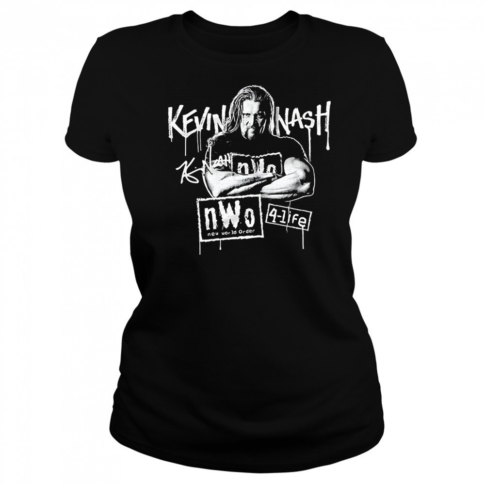 WWE Kevin Nash Grunge Graphic 4 life Shirt Women's T-shirt