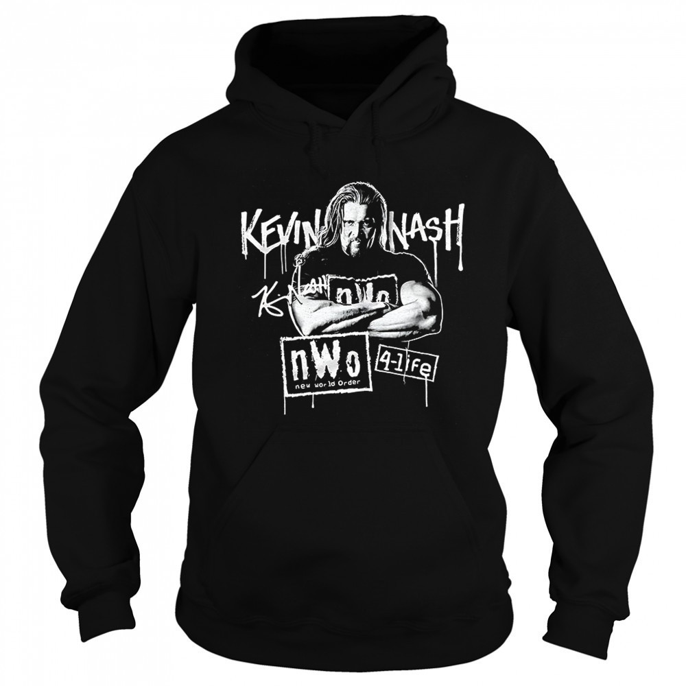 WWE Kevin Nash Grunge Graphic 4 life Shirt Hoodie