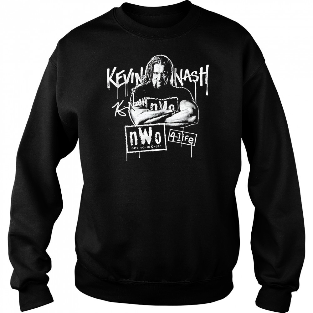 WWE Kevin Nash Grunge Graphic 4 life Shirt Sweatshirt