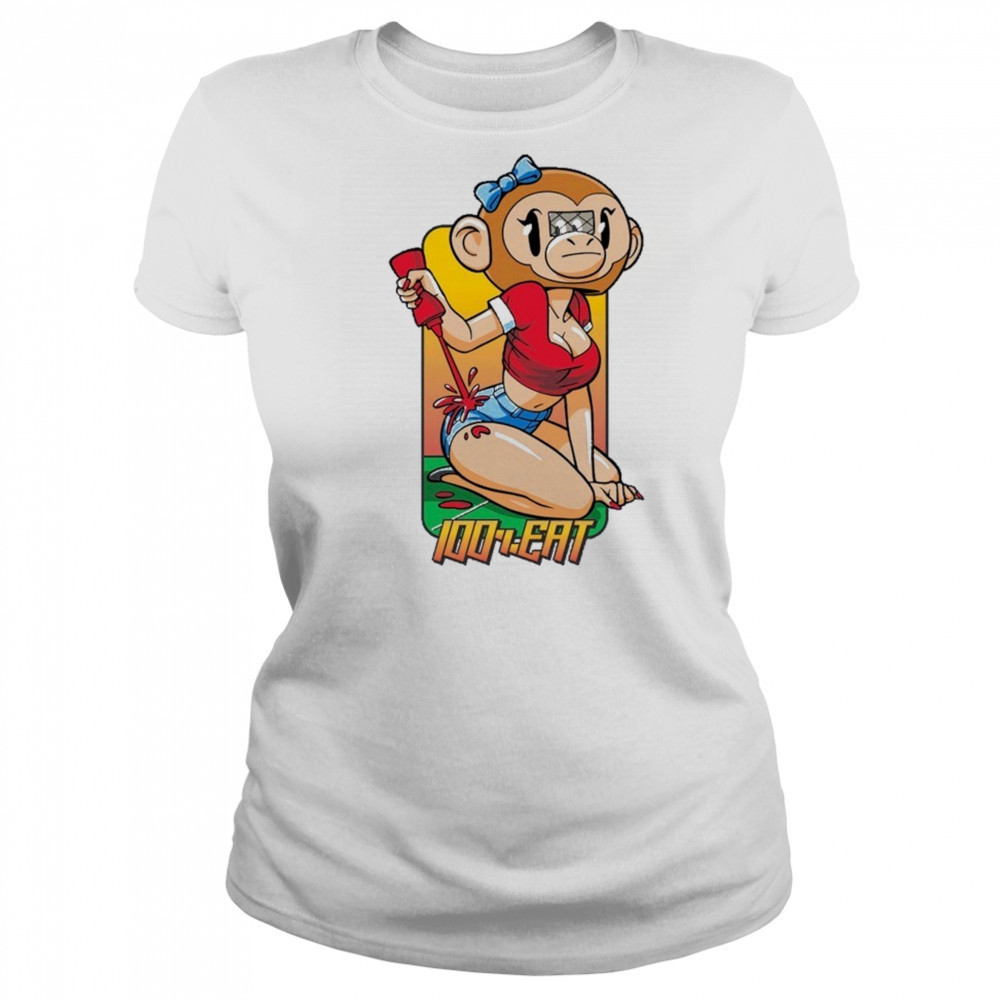 100% Eat Monkey Hookup T-shirt Women's T-shirt